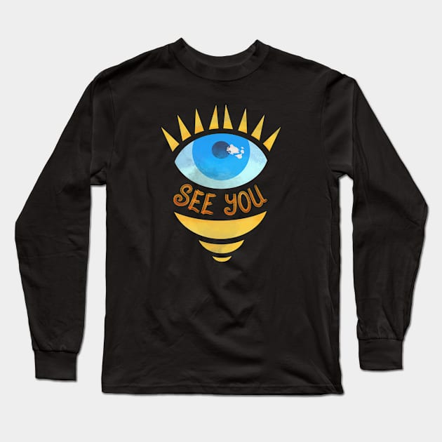 Eye See You Long Sleeve T-Shirt by FindChaos